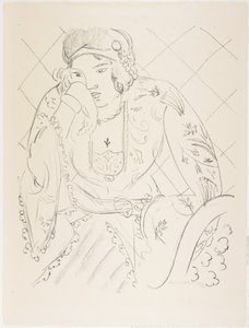 Oriental with Trefoil Cross by Henri Matisse