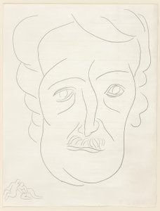 Several Sonnets: The Tomb of Edgar Poe, Plate 26 from Poesies de Mallarmé by Henri Matisse