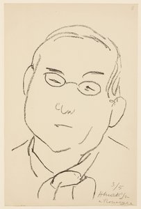 Portrait of Paul Léautaud by Henri Matisse
