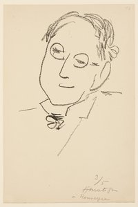 Portrait of Paul Léautaud by Henri Matisse