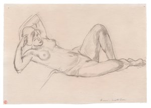 Reclining Female Nude with Raised Knee by Henri Matisse