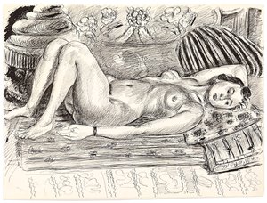 Reclining Nude on a Brasero, c.1926-1927 by Henri Matisse