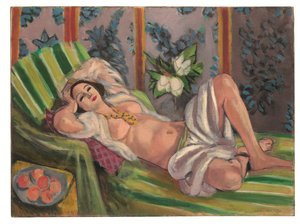 Reclining Odalisque with Magnolias by Henri Matisse
