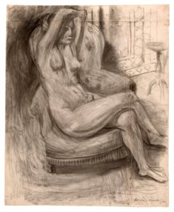 Seated Nude with Arms Raised by Henri Matisse