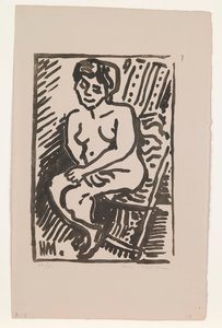 Small Black Woodcut by Henri Matisse