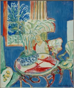 Small Interior in Blue by Henri Matisse