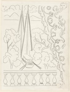 Sigh, Plate Five from Poems of Mallarmé by Henri Matisse