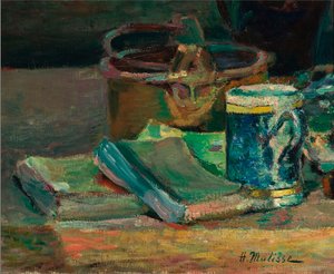 Still Life with Books, c.1895 by Henri Matisse