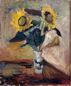 Sunflowers in a Vase by Henri Matisse