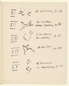 Table of Images 3. From “Jazz”. P. 151 by Henri Matisse