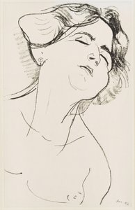 Head of a Woman, Eyes Closed by Henri Matisse