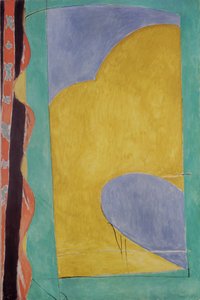 The Yellow Curtain by Henri Matisse