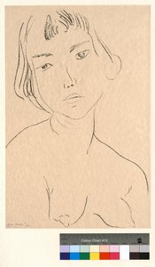Face Slightly Tilted to the Left by Henri Matisse