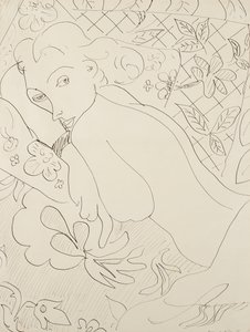 Woman Lying by Henri Matisse