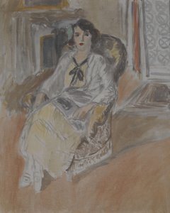 Woman Seated in an Armchair by Henri Matisse
