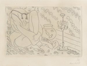 Woman Seated in an Interior by Henri Matisse