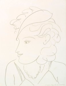 Woman with Hat by Henri Matisse