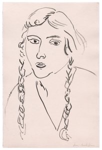 Young Girl with Braids by Henri Matisse