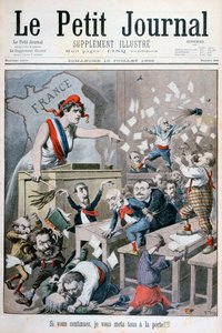 Caricature of the Chamber of Deputies, Paris, 1898