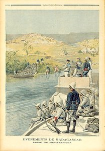 Events in Madagascar: The Capture of Mevatanana, Illustration from Le Petit Journal, 30th June 1895 by Henri Meyer