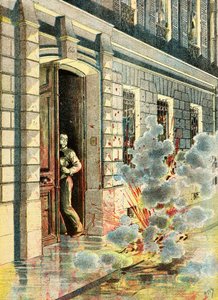 Explosion of a Bomb Planted by an Anarchist by Henri Meyer