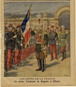 Ferdinand I of Bulgaria at the Élysée Palace by Henri Meyer