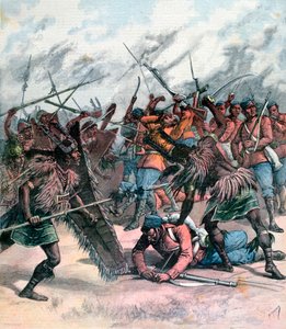 Insurrection in Manpur, India, 1891