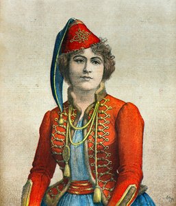 Portrait of Actress Marie Delna