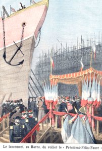 Unveiling of the sailing boat Felix Faure, Le Havre