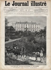 Queen Victoria of England in France in April 1891: A Walk in Grasse - Cover page of 