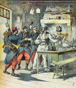 A Couple Receiving Soldiers