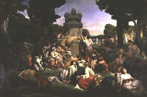 Homage to Nature, 1850 by Henri Pierre Picou