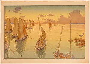 Aspects of Nature, no. 11: Sunset by Henri Rivière