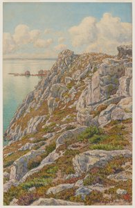 Cliffs of the Virgin Island. Bay of Douarnenez. Morgat
