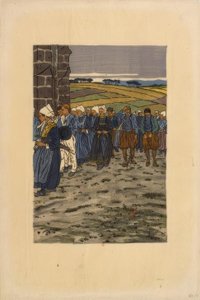 The Pardon of Sainte-Anne-la-Palud by Henri Rivière