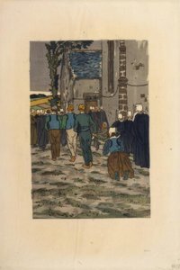 The Pardon of Sainte-Anne-la-Palud by Henri Rivière