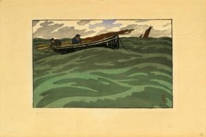 Fishermen at Sea (Loguivy) by Henri Rivière