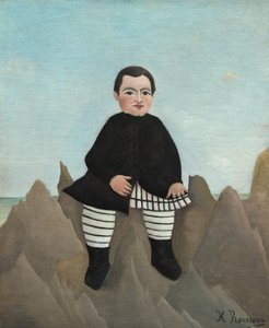 Boy on the Rocks by Henri Rousseau