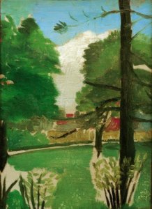 Sketch, View of Montsouris Park