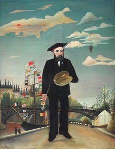 Myself: Portrait - Landscape by Henri Rousseau