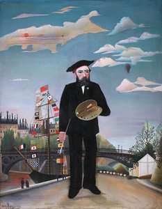 Myself: Portrait - Landscape by Henri Rousseau