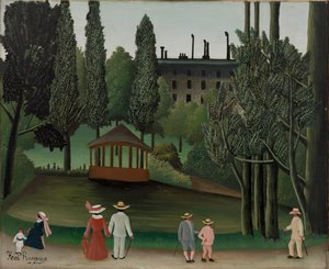 View of Montsouris Park, the Kiosk by Henri Rousseau