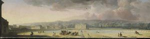 View of a Palace in a Hilly Landscape