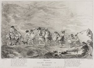 Recruits Going to Join the Regiment by Henri Simon Thomassin