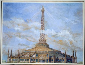 Design of the Eiffel Tower for the 1900 Universal Exposition