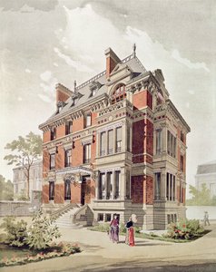 Project for a villa, end 19th century