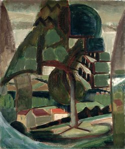 Landscape at Meulon-Hardricourt by Henri Victor Gabriel Le Fauconnier