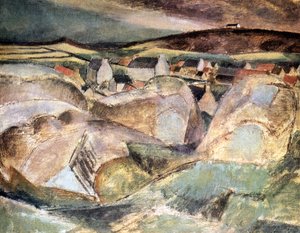 Village among the Rocks by Henri Victor Gabriel Le Fauconnier