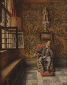 The Man in the Chair by Henri de Braekeleer