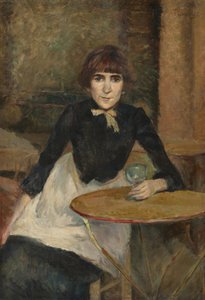 At the Bastille (Jeanne Wenz) by Henri de Toulouse-Lautrec